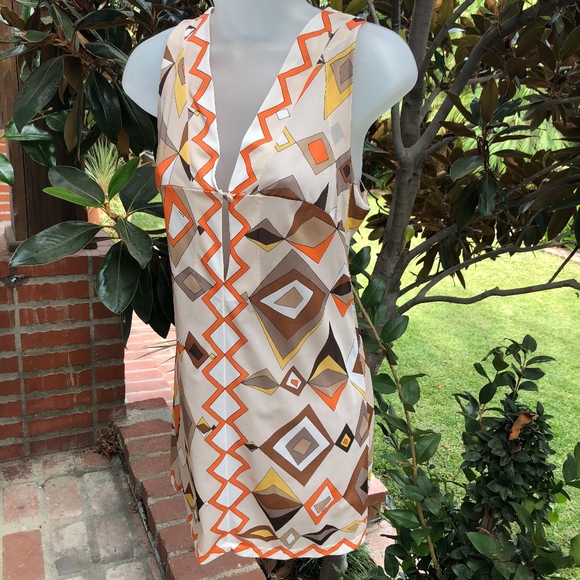 Stunning 60s Abstract Negligee - Picture 2 of 4